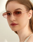 Polygonal Metal Sunglasses