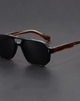 Double Beam Irregular Sunglasses PC