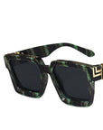 Men's Square Large Frame Sunglasses