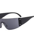 Rimless Pentagram Sunglasses Y2K