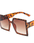 Women's Square Large Frame Sunglasses