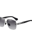 Rimless Metal Men's Polarized Sunglasses A671