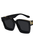 Men's Square Large Frame Sunglasses