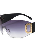 Y2K Letter Sunglasses 8029