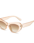 Oval Frame Candy Colored Sunglasses