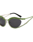 Diamond Cutout Y2K Sunglasses