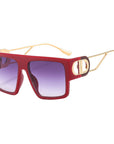 Trendy Large Frame Square Sunglasses