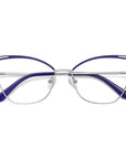 Skeleton Cat Eye Metal Glasses