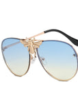 Metal Bee Sunglasses
