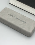 Pleated Leather Glasses Case