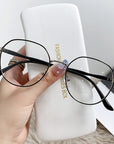 Round Metal Anti-Blue Light Glasses 08036