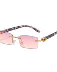 Diamonds Rimless Men's Sunglasses