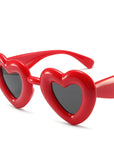 Y2K Candy-Colored Heart Sunglasses 88982