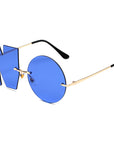 Letter NO Irregular Sunglasses