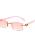 Diamonds Rimless Men's Sunglasses