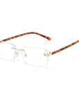 Square Rimless Sunglasses