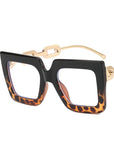 Square Anti-Blue Light Chain Glasses