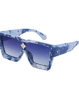 Large Frame Millionaire Sunglasses