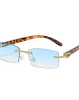Diamonds Rimless Men's Sunglasses