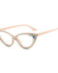 Cat's Eye Diamond Optical Frame