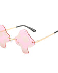 Rimless Mushroom Sunglasses