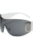 Y2K Letter Sunglasses 8029