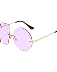 Letter NO Irregular Sunglasses
