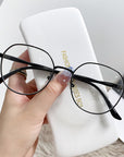 Round Metal Anti-Blue Light Glasses 08036