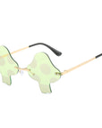 Rimless Mushroom Sunglasses
