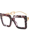 Square Anti-Blue Light Chain Glasses