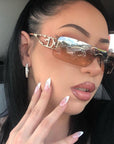 Y2K Rimless Skeleton Sunglasses