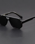 Double Beam Irregular Sunglasses PC