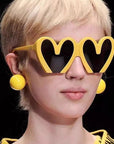 Funny Love Heart Sunglasses