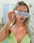 Large Frame Millionaire Sunglasses