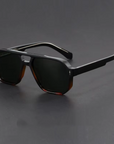 Double Beam Irregular Sunglasses PC