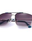Rectangle Fashion Polarized Metal Sunglasses
