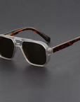 Double Beam Irregular Sunglasses PC