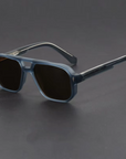 Double Beam Irregular Sunglasses PC