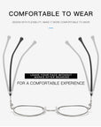 Round Metal Anti-Blue Light Photochromic Glasses