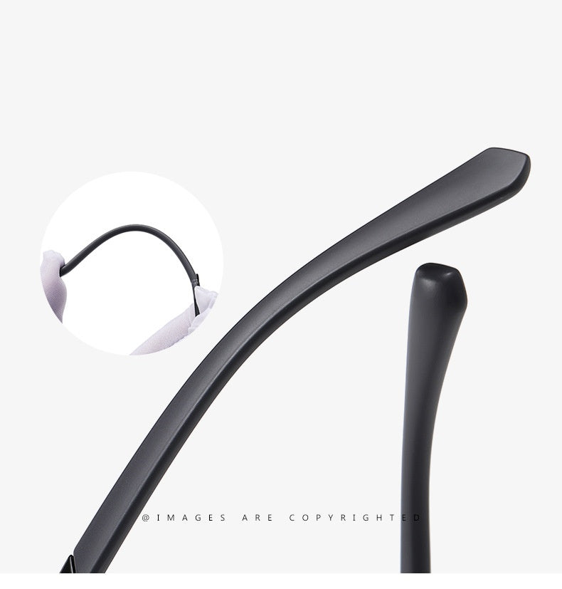 TR90 Men's Anti-Blue Light Glasses with Spring Legs