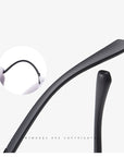 TR90 Men's Anti-Blue Light Glasses with Spring Legs