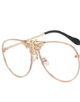 Metal Bee Sunglasses
