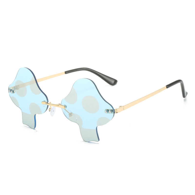 Rimless Mushroom Sunglasses