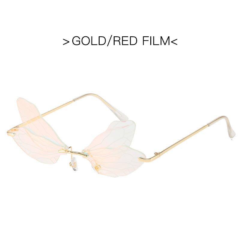 Gradient Color Butterfly Wings Sunglasses