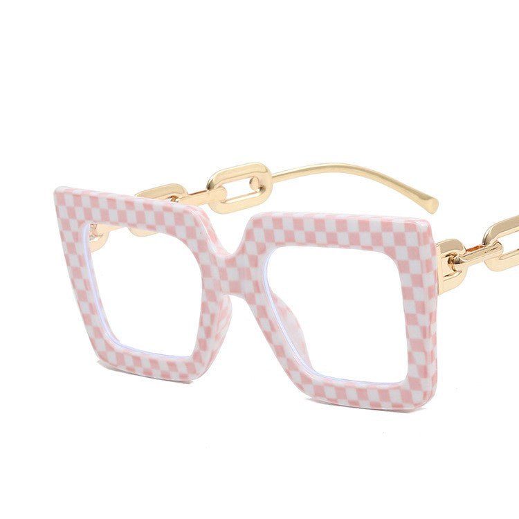 Square  Anti-Blue Light Chain Glasses