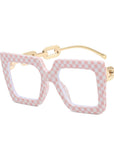 Square  Anti-Blue Light Chain Glasses
