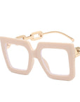 Square  Anti-Blue Light Chain Glasses