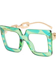Square  Anti-Blue Light Chain Glasses