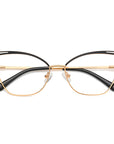 Skeleton Cat Eye Metal Glasses
