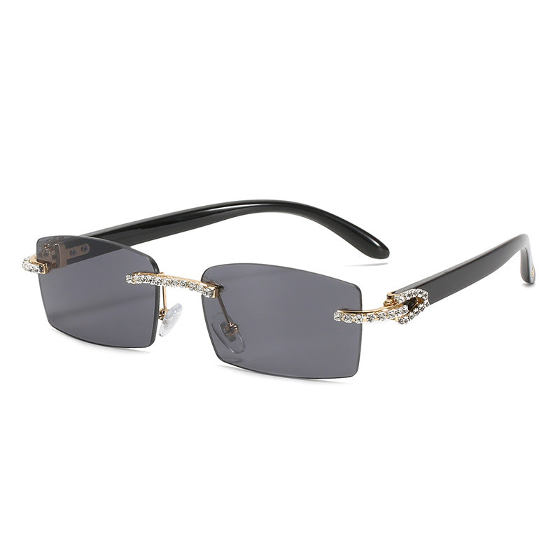 Diamonds Rimless Men's Sunglasses